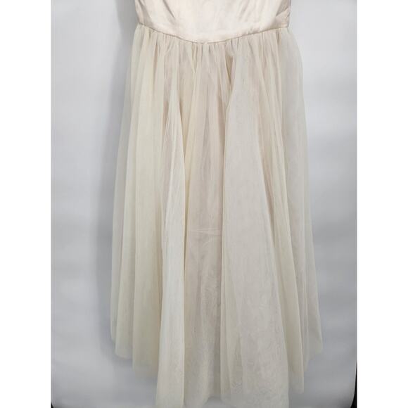 NWD Reformation Alouette Dress Size 4 Ivory Fior Di Latte #HW404 - Picture 6 of 14